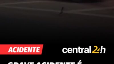 Grave acidente é registrado na MG-010, em Lagoa Santa