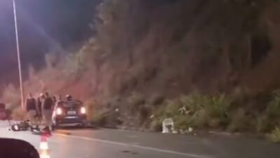 Grave acidente na MG-010 deixa trânsito lento na noite deste sábado