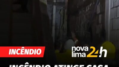 Incêndio atinge residência no bairro matadouro, em Nova Lima