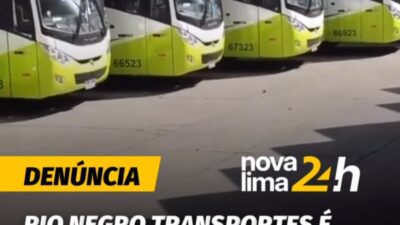 A Rádio Itatiaia recebeu denúncias sobre a jornada de motoristas da Rio Negro Transportes e Turismo