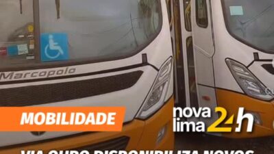 A frota do transporte público de Nova Lima vai receber novos ônibus que começarão a circular já a partir desta semana, r