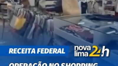 Operação no Shopping Oiapoque: Receita Federal fiscaliza 12 lojas em BH