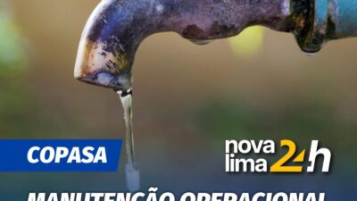 Manutenção da Copasa deixará bairros de BH sem água na quinta-feira; confira a lista