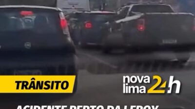 Atualização 9h00: trânsito liberado, fluxo lento por conta do congestionamento