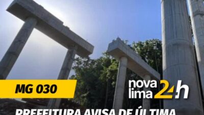 Prefeitura anuncia nova interdição de última hora na MG-030 e motoristas enfrentam mudanças no trânsito