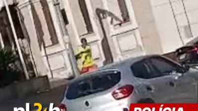 Um morador do bairro Cruzeiro protagonizou um episódio de vandalismo na tarde desta quinta-feira (23), em Nova Lima.