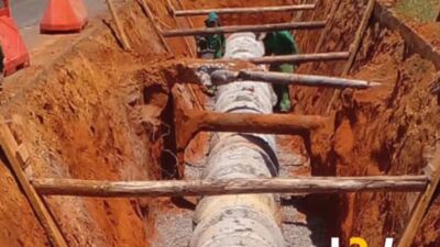 A Prefeitura de Nova Lima iniciou nesta quarta-feira (22) uma importante obra de drenagem urbana em Honório Bicalho