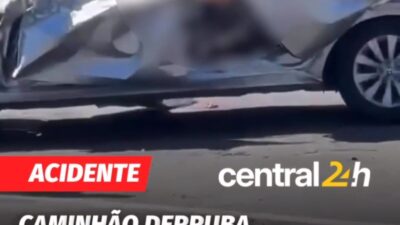 NOVAS IMAGENS MOSTRAM DESTRUIÇÃO APÓS QUEDA DE PASSARELA NA FERNÃO DIAS