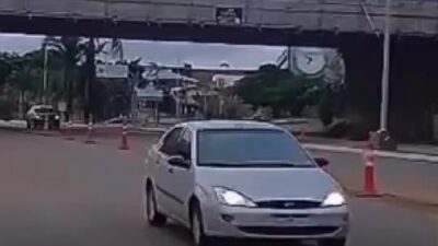 Trânsito na MGC-356 é liberado após finalização do içamento das vigas do Trevo do Belvedere