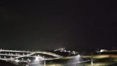 Uma chuva intensa atinge Barbacena na noite desta quarta-feira (9),